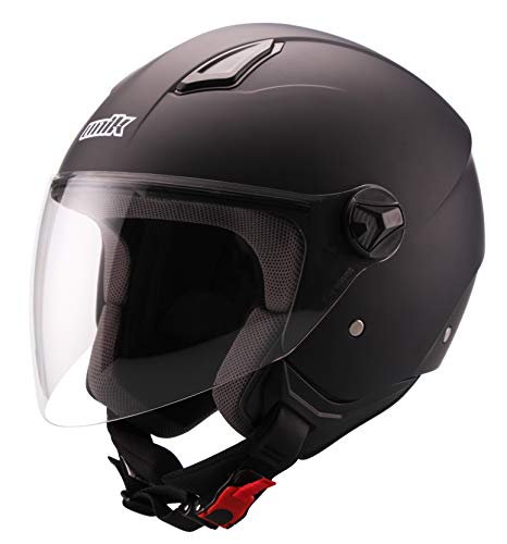 Unik Cj-16 Casco Jet, Negro Mate, M