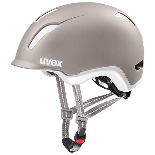 Uvex City 9 Casco Ciclismo, Unisex Adulto, Gris Claro, (53-57)