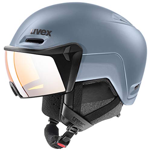 uvex hlmt 700 Visor Casco de esquí, Adultos Unisex, Gris, 52-55 cm