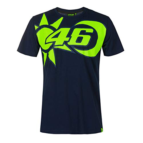 Valentino Rossi Vr46 Classic - Camiseta, Camiseta, TSHIRTVR46MBL, Bleu, S