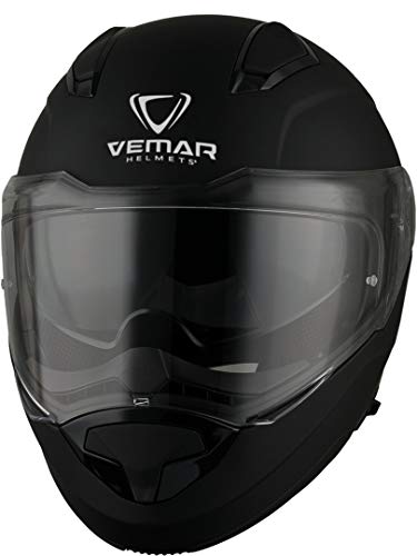 Vemar Casco Helmet Sharki negro mate modular desmontable XL