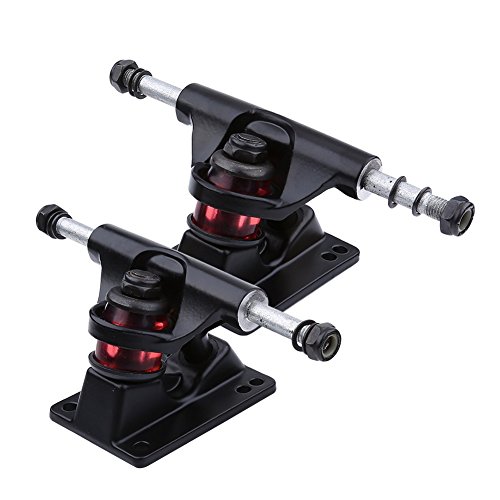 VGEBY 2 piezas de camiones de patinar camiones Thunder pulidos Negro