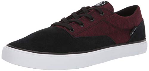 Volcom Suede Shoe Draw Lo - Patines de Ante para Hombre, Color Rojo, Talla 39.5 EU