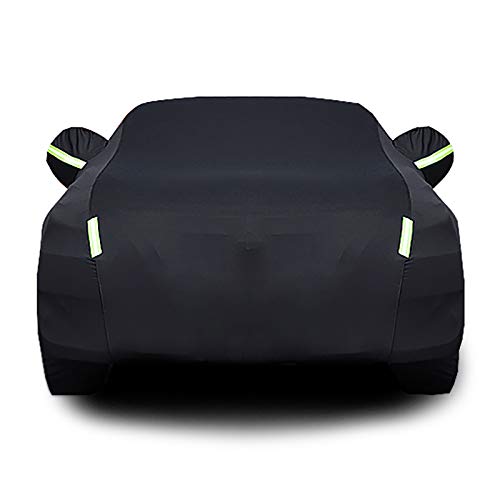 Whitejianpeak Compatible con Audi A3 Berlina 2020 Fundas para Coche Capotas para Todo Clima Impermeable A Prueba de Viento A Prueba de Polvo con protección de Cremallera Lateral Cubierta de Coche