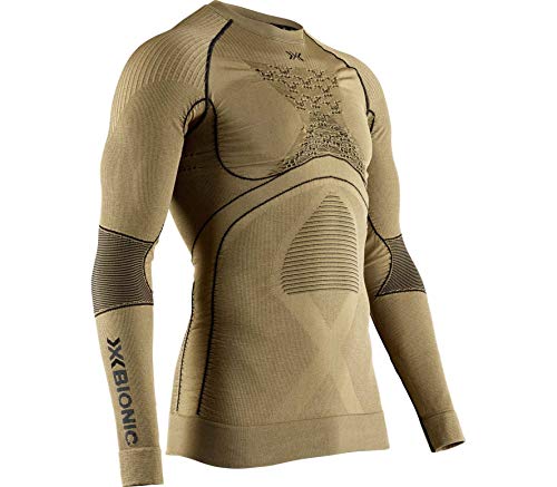 X-Bionic Camiseta Ml C/Redondo Radiactor 4.0 Hombre Oro