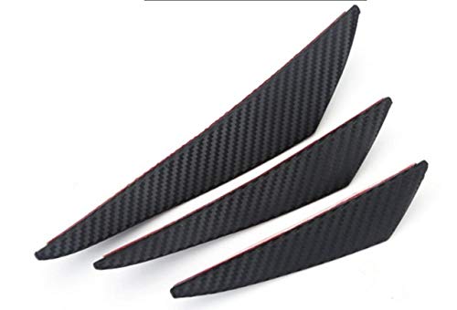 XFCNOI Asiento Delantero del Cuerpo de Coche Leon Lip Bumper Splitter Alerón Kits Negro Fibra/Carbono Leon FR Supercopa1 Set / 6pcs (Color : Carbon Fiber)