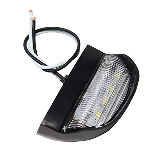 XIANGSHAN 10-30 carnet de Conducir de 4 LED de luz de la Placa de la Cola Número lámpara de Las Bombillas de Remolque del Barco del Carro del camión Caravana