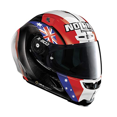 XLITE X-803 RS Stoner - Casco de moto TOGETHER de carbono XXS