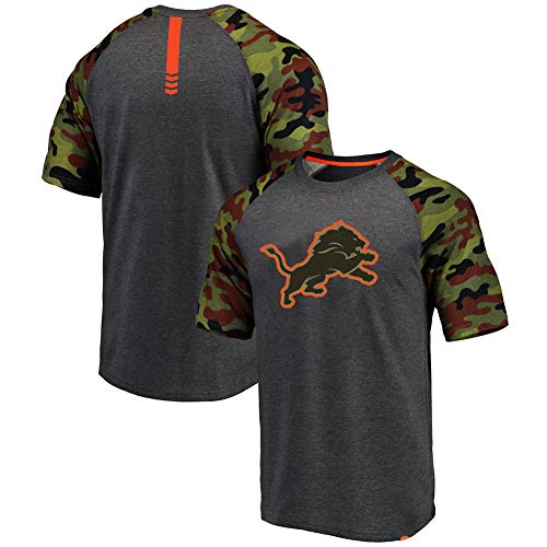 Z/A Camiseta De Camuflaje De Fútbol Americano, Uniformes De Fútbol De Leones, Camisetas De Entrenamiento, Transpirables, Deportes Y Ropa De Ocio, Regalos para Fanáticos,XXL