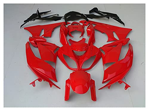 ZHANGWUNIU WUZ Store Kit de carenado de inyección para Kawasaki Ninja ZX6R 09 10 ZX6R 636 2009 2010 clásico rojo caliente ABS carenados Set +regalos SD32