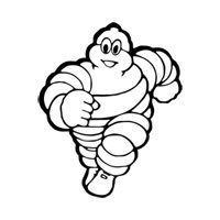 1st-Class-Designs Michelin Man Funny Symbol Funny Bumper Sticker Car Van Bike Sticker Decal Free P&P