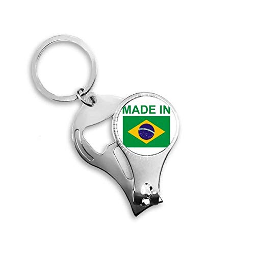 Abrebotellas hecho en Brasil Country Love Nail Nipper Ring llavero abrebotellas Clipper