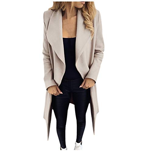 Abrigo de Mujer Paño Invierno Largas Tallas Grandes Elegantes,ZODOF Chaquetas para Mujer Otoño Fiesta Vestir Chaquetón Acolchado Dama Trench Parka Chaquetas Traje Blazer