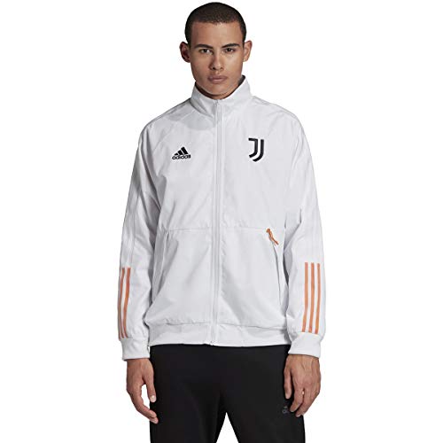 adidas Youth 2020-21 Juventus Anthem Jacket (X-Large) White