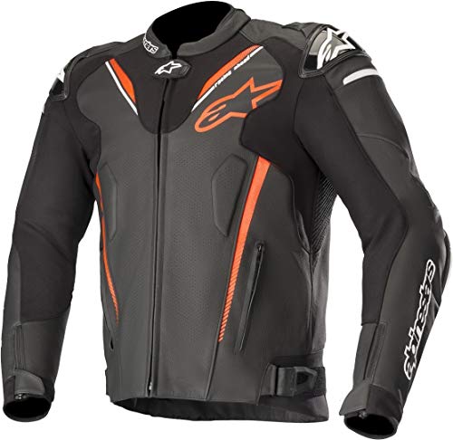 Alpinestars Atem V3 Leather Jacket - Chaqueta para moto, color negro