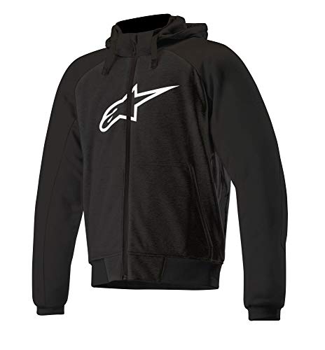 Alpinestars Chaqueta moto Chrome Sport Hoodie Black , Negro/Anthracite, M