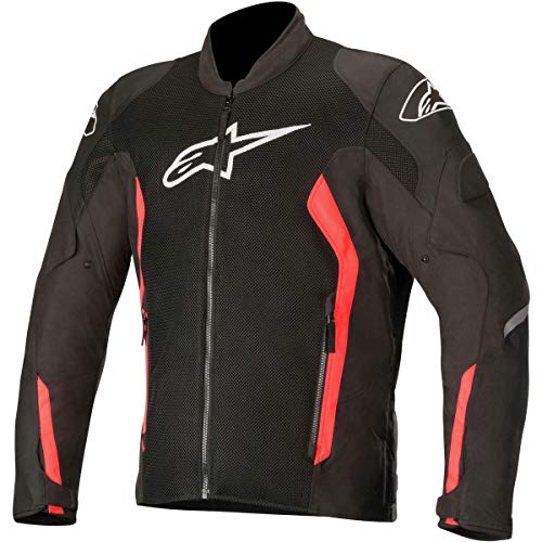 Alpinestars Chaqueta moto Viper V2 Air Jacket Black Red Fluo, Negro/Rojo, L (33027191030- L)