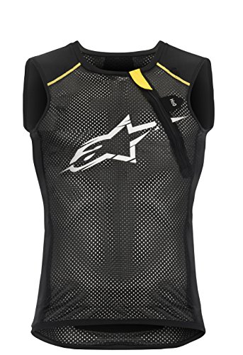 Alpinestars Paragon Vest - Chaleco para hombre, color negro y amarillo negro y amarillo L