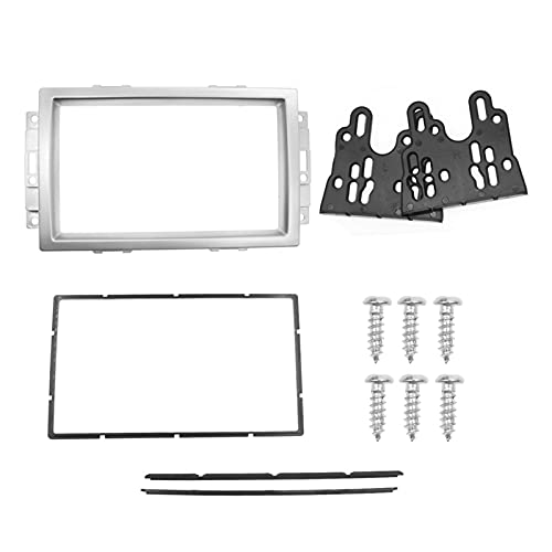 Anteprima 2din Coche Radio Fascia Frame Fit For Chryler 300c 2005-2007 Panel Dash Mount Kit Adapter Trim con Bisel