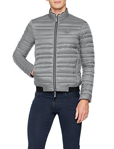 Armani Exchange 8nzb51 Chaqueta Deportiva, Azul (Htr Grey/Navy 0902), Small para Hombre