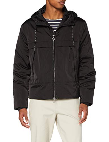 Armani Exchange Blouson Jacket Chaqueta, Negro, L para Hombre