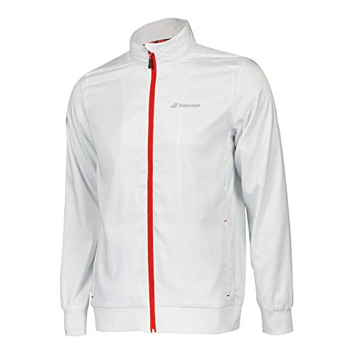 Babolat Core Club Jacket Men Chaqueta, Hombre, White/White, 2XL