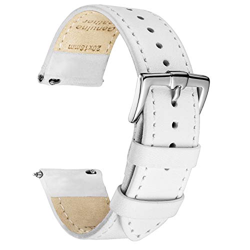 B&E Correas de Reloj Cuero Reemplazo Prima Reloj Pulsera Bandas para Hombre y Mujer - 16 mm 18 mm 19mm 20 mm 22 mm