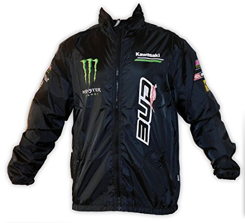 BUD RACING Chaqueta Cortavientos Kawasaki Staff - Negro - L