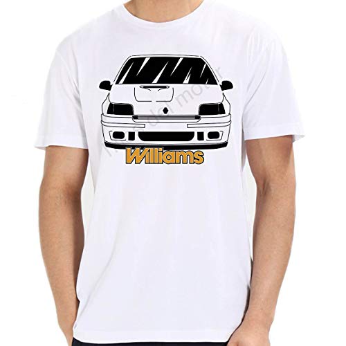 Camiseta Clio Williams (Blanco, XL)