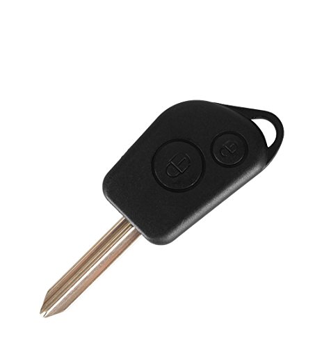 Carcasa llave para Citroen Berlingo Picasso Saxo Xsara Peugeot Partner | 2 Botones | Mando a distancia
