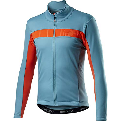 CASTELLI Mortirolo Vi Jacket - Chaqueta deportiva para hombre, Hombre, 4520506, azul celeste, L