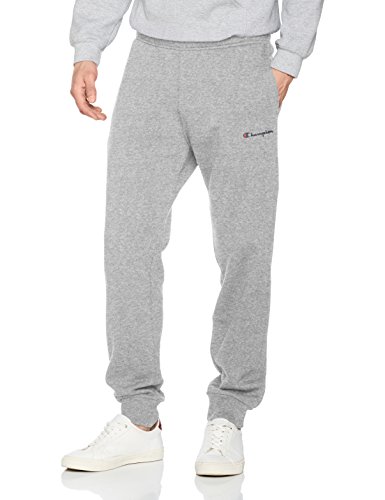 Champion Hombre - Pantalones Classic Small Logo - Gris, S