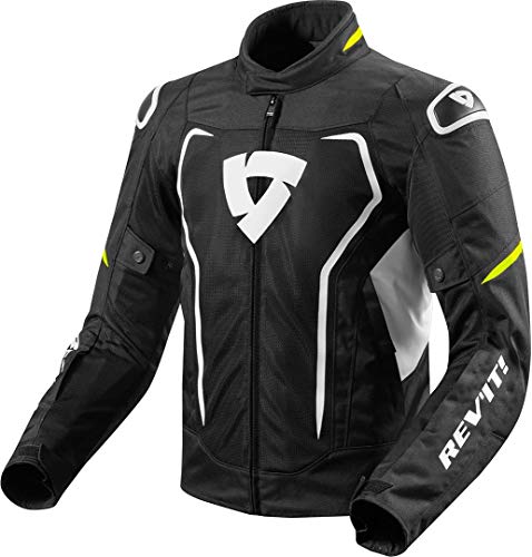 Chaqueta DE Verano para Hombre REVIT Vertex Air Black-Yellow Neon Size XL