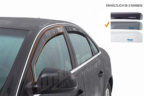 ClimAir P0057 Deflectores de Aire Compatible con Hyundai i30 (PDE) Fastback 5-Puertas 2018, Gris