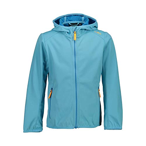 CMP Chaqueta Softshell Girl Jacket Fix Hood 39A5115 Pool 116