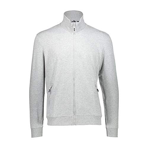 CMP Stretch Sweatshirt Fullzip Sudadera, Hombre, Grigio Mel, 54