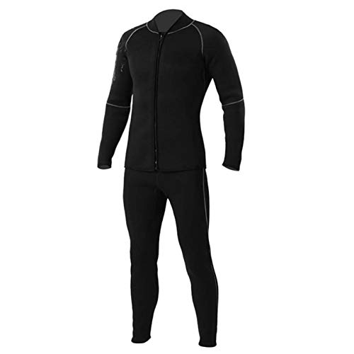 Cocosity Traje de Buceo, Chaqueta Superior de Traje de Neopreno, Cremallera Frontal Duradera SLINX para Hombres de Buceo, Surf, Pesca submarina, Snorkel(M)