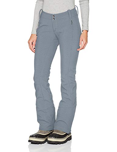 Columbia Pantalón de esquí repelente al agua para mujer, Roffe Ridge Pant, Poliéster, Gris (Astral Twill Print), Talla W36/R, 1761411