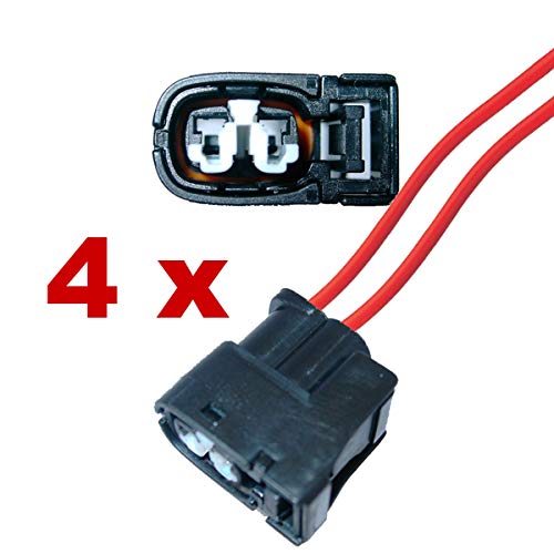 Conector de repuesto para coche – Bobina de encendido de gasolina – 1JZ 2JZ 1UZ 4AG 3SG RX7 (4 x FEMALE) con cable 7283822630, 7283-8226-30, 90980-11246