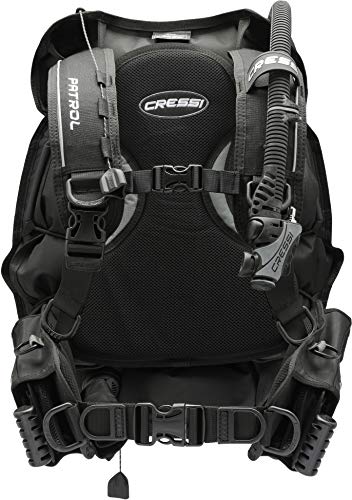 Cressi Patrol Chaleco, Unisex Adulto, Negro, M