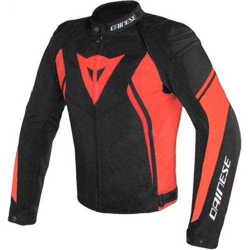 Dainese, Chaqueta Avro D2 TEX Chaqueta® Black/Black/red-fluo TG 54 – 1535190 P75 