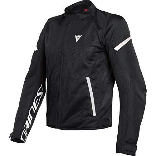 Dainese G.Bora Air Tex Negro 50 Chaqueta, Blanco, 52 para Hombre