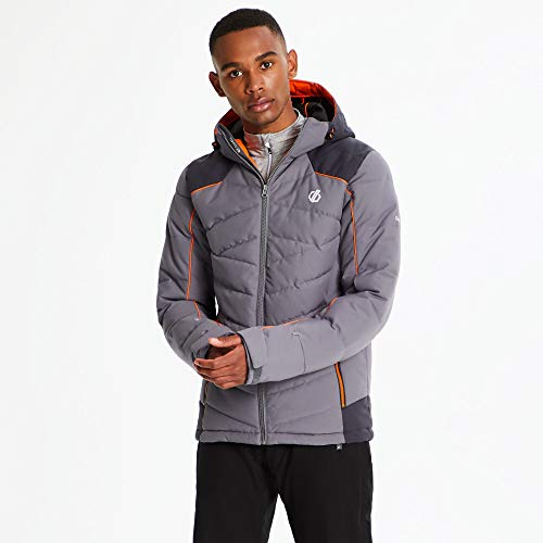 Dare 2b Maxim - Chaqueta de esquí y snowbard para Hombre, Impermeable, Transpirable, Transpirable, Transpirable, Impermeable, Aluminio/Gris ébano, XL