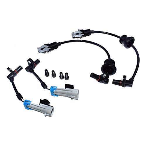 Decorel Sensor de Velocidad Delantero Conjunto de la Rueda Trasera ABS en Forma for el Chevrolet Captiva Equinox Pontiac Saturno 96626078 96626080 (Color : Black)