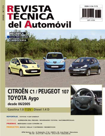 Documentación técnica RTA 173 CITROEN/PEUGEOT/TOYOTA C1 FASE 1/107/AYGO 1 FASE 1 (2005 -2008)