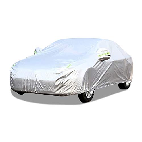 DSISI Funda para Coche Exterior Compatible con Citroen Berlingo III Feel/Flair/Rip Curl/XTR MPV, Cubierta Coche de Algodón Transpirable Forrado Impermeable Resistente al Viento Coche Cubre