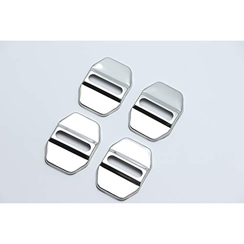 DYBANP Cubierta de Cerradura de Puerta de Coche, para Mercedes-Benz Clase S Clase S W221 W222 C217 A217, Cubierta de Cerradura de Puerta de Hebilla de Cerradura de Puerta de Acero para Coche