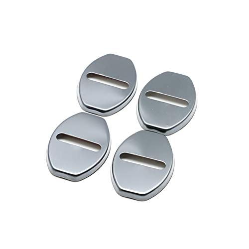 DYBANP Cubierta de Cerradura de Puerta de Coche, para Volkswagen Scirocco, Cubierta de Cerradura de Puerta de Hebilla de Cerradura de Puerta de Acero para Coche