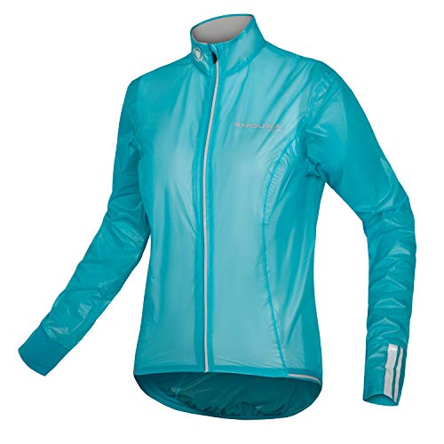 Endura Adrenaline Race Cape II FS260-Pro Adrenaline Race - Carcasa ligera, impermeable y transpirable para mujer - azul - S