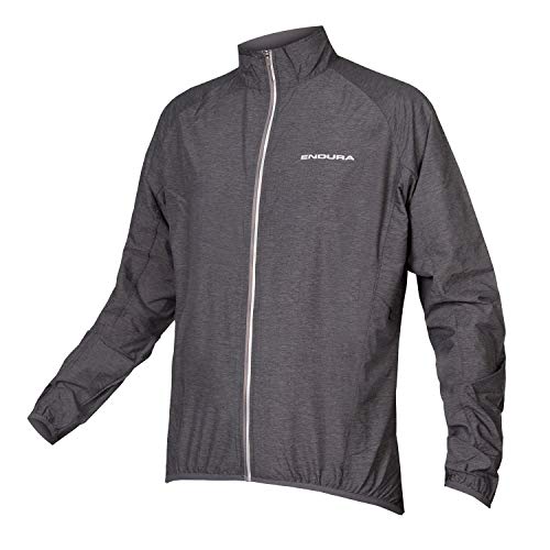 Endura Pakajak - Chaqueta de ciclismo para hombre, color negro, talla grande